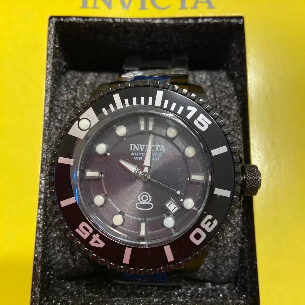 Invicta Pro Diver Automatic Mens Watch - 47mm Stainless Steel Case, Stainless St